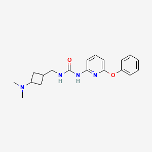 1-[[3-(Dimethylamino)cyclobutyl]methyl]-3-(6-phenoxypyridin-2-yl)urea