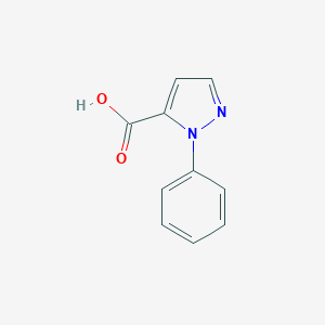 molecular formula C10H8N2O2 B073485 1-苯基-1H-吡唑-5-羧酸 CAS No. 1133-77-3