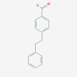 B073492 Benzaldehyde, p-phenethyl- CAS No. 1212-50-6