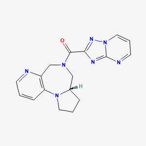 [(6S)-2,8,11-triazatricyclo[8.4.0.02,6]tetradeca-1(10),11,13-trien-8-yl]-([1,2,4]triazolo[1,5-a]pyrimidin-2-yl)methanone