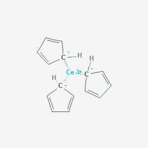 molecular formula C15H15Ce 15* B073519 三(η5-2,4-环戊二烯-1-基)铈 CAS No. 1298-53-9