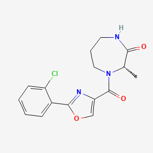 (3S)-4-[2-(2-chlorophenyl)-1,3-oxazole-4-carbonyl]-3-methyl-1,4-diazepan-2-one