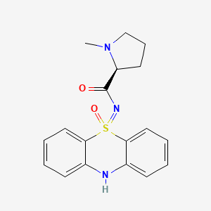 (2S)-1-methyl-N-(5-oxo-10H-phenothiazin-5-ylidene)pyrrolidine-2-carboxamide