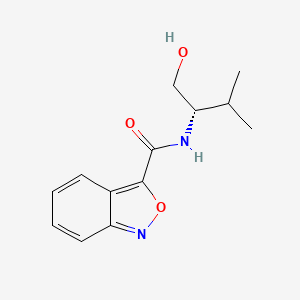 N-[(2S)-1-hydroxy-3-methylbutan-2-yl]-2,1-benzoxazole-3-carboxamide