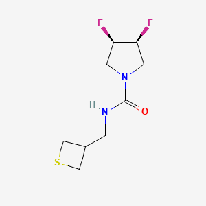 (3S,4R)-3,4-difluoro-N-(thietan-3-ylmethyl)pyrrolidine-1-carboxamide