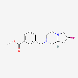 methyl 3-[[(7S,8aS)-7-fluoro-3,4,6,7,8,8a-hexahydro-1H-pyrrolo[1,2-a]pyrazin-2-yl]methyl]benzoate