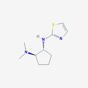 (1R,2R)-1-N,1-N-dimethyl-2-N-(1,3-thiazol-2-yl)cyclopentane-1,2-diamine