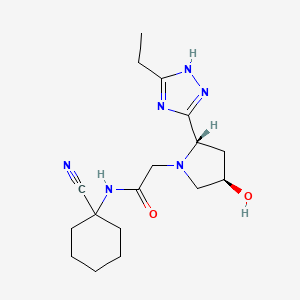 molecular formula C17H26N6O2 B7354971 CID 136589110 