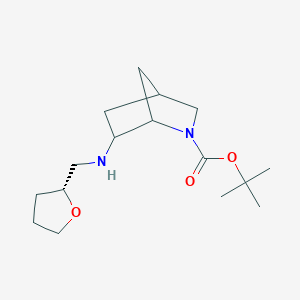 tert-butyl 6-[[(2R)-oxolan-2-yl]methylamino]-2-azabicyclo[2.2.1]heptane-2-carboxylate