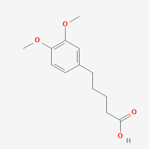 B073553 5-(3,4-Dimethoxyphenyl)pentanoic acid CAS No. 1145-15-9