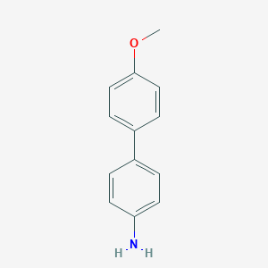 molecular formula C13H13NO B073556 4-(4-甲氧基苯基)苯胺 CAS No. 1137-77-5