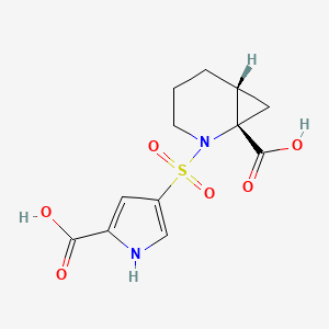 (1S,6R)-2-[(5-carboxy-1H-pyrrol-3-yl)sulfonyl]-2-azabicyclo[4.1.0]heptane-1-carboxylic acid