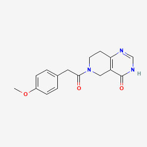 6-[2-(4-Methoxyphenyl)acetyl]-3,5,7,8-tetrahydropyrido[4,3-d]pyrimidin-4-one