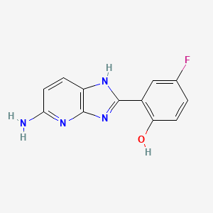 2-(5-amino-1H-imidazo[4,5-b]pyridin-2-yl)-4-fluorophenol