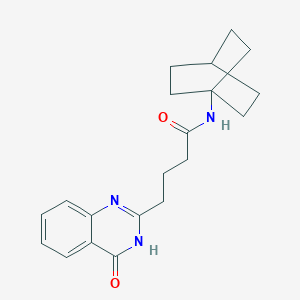 N-(1-bicyclo[2.2.2]octanyl)-4-(4-oxo-3H-quinazolin-2-yl)butanamide