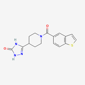 3-[1-(1-Benzothiophene-5-carbonyl)piperidin-4-yl]-1,4-dihydro-1,2,4-triazol-5-one