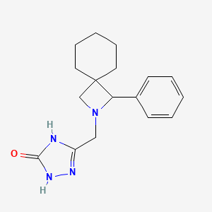 3-[(3-Phenyl-2-azaspiro[3.5]nonan-2-yl)methyl]-1,4-dihydro-1,2,4-triazol-5-one