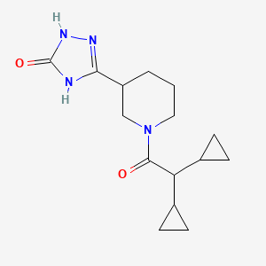 3-[1-(2,2-Dicyclopropylacetyl)piperidin-3-yl]-1,4-dihydro-1,2,4-triazol-5-one