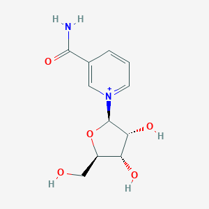 molecular formula C11H15N2O5+ B073573 烟酰胺核糖 CAS No. 1341-23-7
