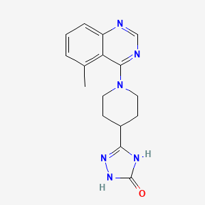 3-[1-(5-Methylquinazolin-4-yl)piperidin-4-yl]-1,4-dihydro-1,2,4-triazol-5-one