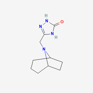 3-(8-Azabicyclo[3.2.1]octan-8-ylmethyl)-1,4-dihydro-1,2,4-triazol-5-one