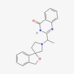 2-(1-spiro[1H-2-benzofuran-3,3'-pyrrolidine]-1'-ylethyl)-3H-quinazolin-4-one