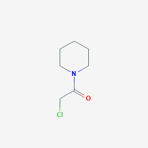 molecular formula C7H12ClNO B073580 2-氯-1-哌啶-1-基-乙酮 CAS No. 1440-60-4