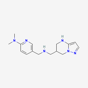 N,N-dimethyl-5-[(4,5,6,7-tetrahydropyrazolo[1,5-a]pyrimidin-6-ylmethylamino)methyl]pyridin-2-amine