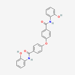 N-(2-hydroxyphenyl)-4-[4-[(2-hydroxyphenyl)carbamoyl]phenoxy]benzamide