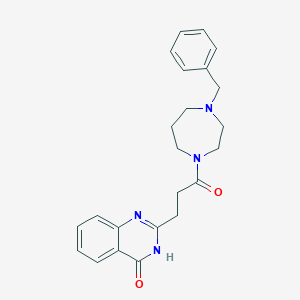 2-[3-(4-benzyl-1,4-diazepan-1-yl)-3-oxopropyl]-3H-quinazolin-4-one