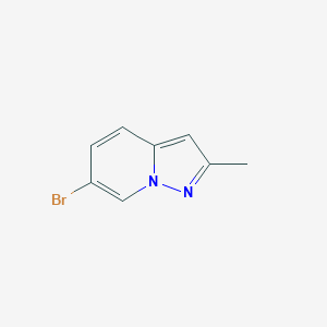 molecular formula C8H7BrN2 B7358325 6-Bromo-2-methylpyrazolo[1,5-a]pyridine 