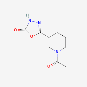 5-(1-Acetylpiperidin-3-yl)-2,3-dihydro-1,3,4-oxadiazol-2-one