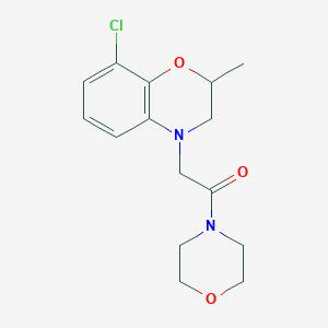 2-(8-Chloro-2-methyl-2,3-dihydro-1,4-benzoxazin-4-yl)-1-morpholin-4-ylethanone