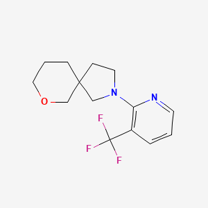 2-[3-(Trifluoromethyl)pyridin-2-yl]-7-oxa-2-azaspiro[4.5]decane