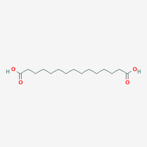 molecular formula C15H28O4 B073588 Pentadecanedioic acid CAS No. 1460-18-0