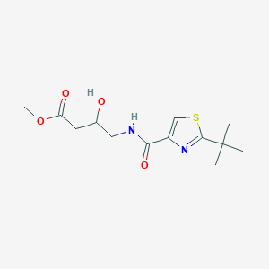 Methyl 4-[(2-tert-butyl-1,3-thiazole-4-carbonyl)amino]-3-hydroxybutanoate