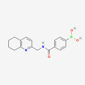 (4-{[(5,6,7,8-Tetrahydroquinolin-2-yl)methyl]carbamoyl}phenyl)boronic acid