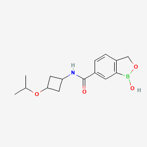 1-hydroxy-N-[(1s,3s)-3-(propan-2-yloxy)cyclobutyl]-1,3-dihydro-2,1-benzoxaborole-6-carboxamide