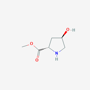 molecular formula C6H11NO3 B073591 (2S,4R)-4-羟基吡咯烷-2-羧酸甲酯 CAS No. 1499-56-5