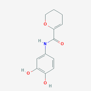 N-(3,4-dihydroxyphenyl)-3,4-dihydro-2H-pyran-6-carboxamide