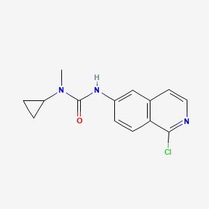 3-(1-Chloroisoquinolin-6-yl)-1-cyclopropyl-1-methylurea