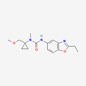 3-(2-Ethyl-1,3-benzoxazol-5-yl)-1-[1-(methoxymethyl)cyclopropyl]-1-methylurea