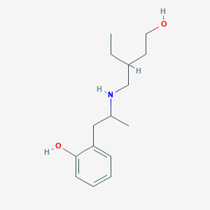 2-[2-[(2-Ethyl-4-hydroxybutyl)amino]propyl]phenol