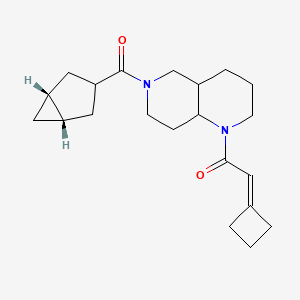 1-[6-[(1S,5R)-bicyclo[3.1.0]hexane-3-carbonyl]-2,3,4,4a,5,7,8,8a-octahydro-1,6-naphthyridin-1-yl]-2-cyclobutylideneethanone