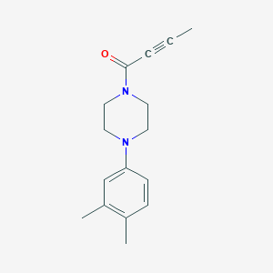 1-[4-(3,4-Dimethylphenyl)piperazin-1-yl]but-2-yn-1-one