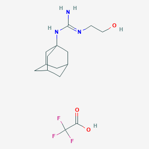 1-(1-Adamantyl)-2-(2-hydroxyethyl)guanidine;2,2,2-trifluoroacetic acid