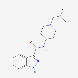 N-[1-(2-methylpropyl)piperidin-4-yl]-1H-indazole-3-carboxamide