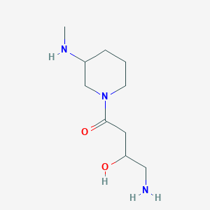 molecular formula C10H21N3O2 B7359896 4-Amino-3-hydroxy-1-[3-(methylamino)piperidin-1-yl]butan-1-one 
