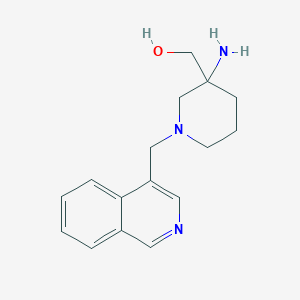 [3-Amino-1-(isoquinolin-4-ylmethyl)piperidin-3-yl]methanol