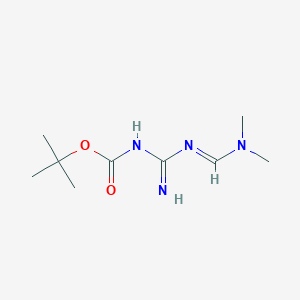 tert-butyl N-({[(dimethylamino)methylidene]amino}methanimidoyl)carbamate